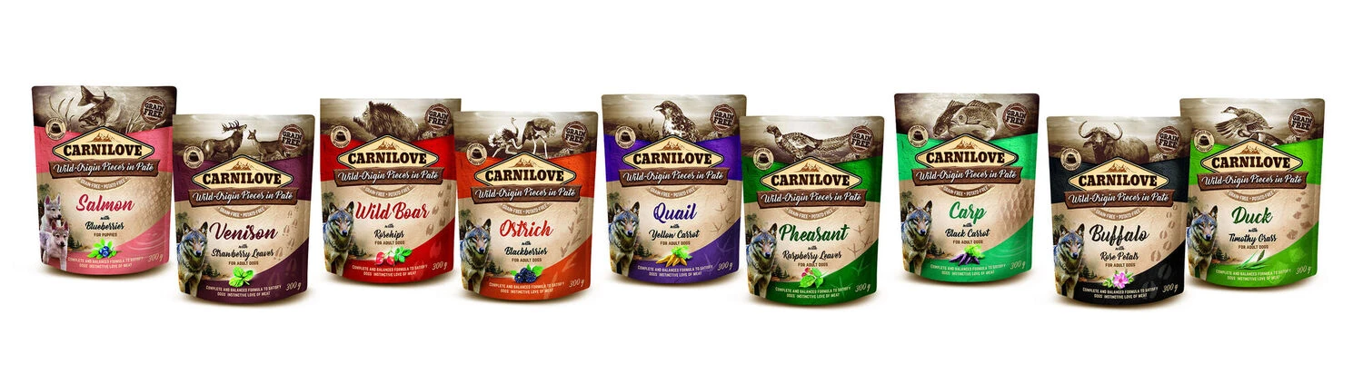 Carnilove Venison With Strawberry Leaves Wet Dog Food 4 Carnilove Venison With Strawberry Leaves Wet Dog Food - Image 2