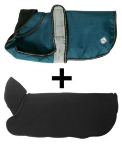 Danish Design 2 In 1 Blue Four Seasons Waterproof Performance Dog Coat