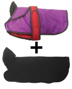 Danish Design 2 In 1 Purple Waterproof Four Seasons Performance Dog Coat