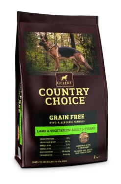 Gelert Country Choice Grain Free Lamb & Veg Adult Dry Dog Food
