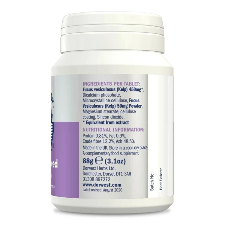 Dorwest Kelp Seaweed Tablets 5 Dorwest Kelp Seaweed Tablets - Image 3