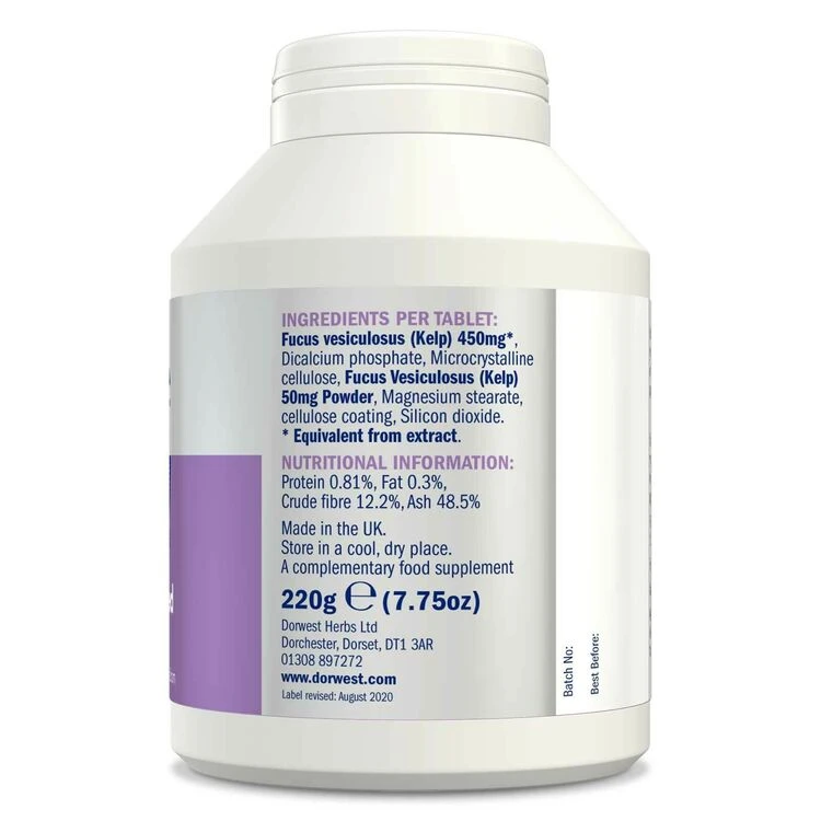 Dorwest Kelp Seaweed Tablets 7 Dorwest Kelp Seaweed Tablets - Image 5