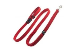 Extreme Nylon Shock Absorb Running Dog Lead Red 180cm