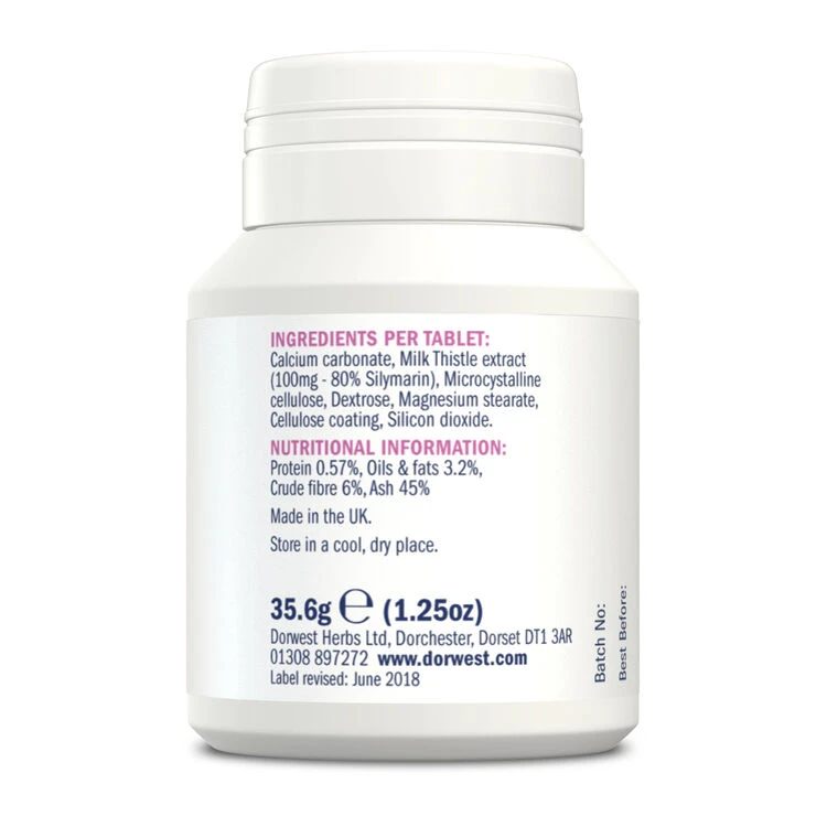 Dorwest Milk Thistle Tablets 4 Dorwest Milk Thistle Tablets - Image 2