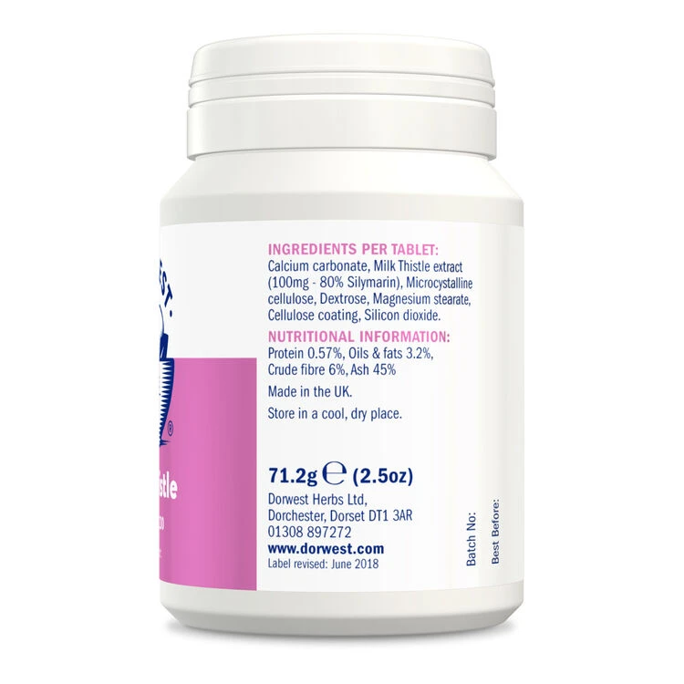 Dorwest Milk Thistle Tablets 8 Dorwest Milk Thistle Tablets - Image 6