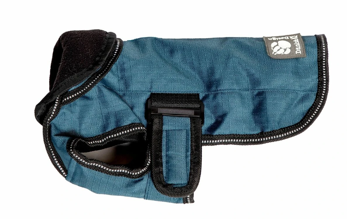 Danish Design 2 In 1 Ultimate Waterproof Harness Dog Coat Blue 3 Danish Design 2 In 1 Ultimate Waterproof Harness Dog Coat Blue